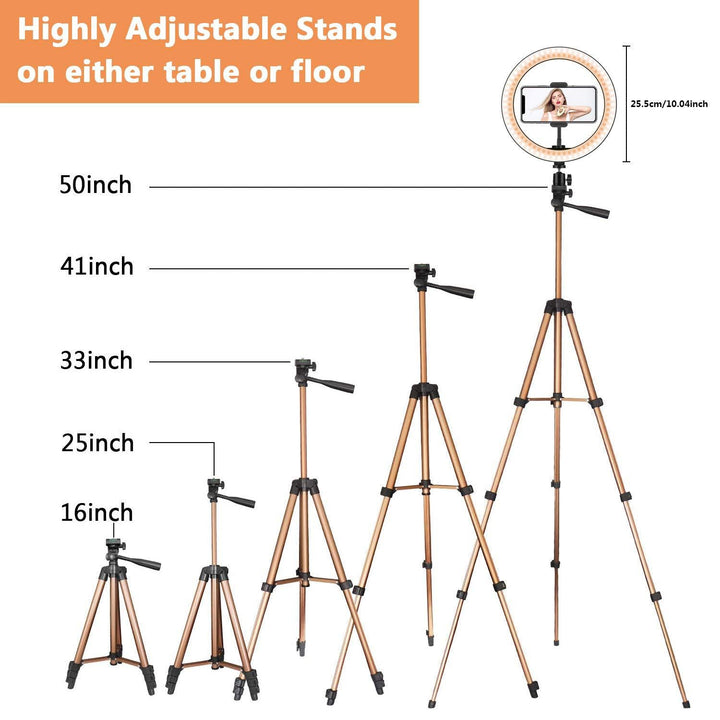 Illuminate Your Space with the Desktop Ring Light Tripod Fill Light